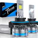 FAHREN 2026 Upgraded 9008 Fog Bulbs, 120W 70000LM H13 Bulb, 6500K Cool White Fog Lights, Plug and Play, Pack of 2