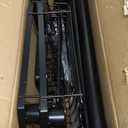 DAOYA Corner Shower Caddy Tension Pole  4 Tier Stainless Steel Rustproof Shower Corner Caddy for Bathtub Bathroom Shower Organizer Shelves Adjustable Pole 25114.2 Inch Black