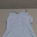 SUUKSESS Women 1 Piece Workout Sets High Waisted Tummy Control Biker Shorts Halter Padded Tank Tops, Small