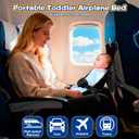 TRELC Portable Baby Airplane Bed, Toddler Airplane Bed for 1-8 Months Old Baby, Babies Infant Beds for Flight, Baby Travel Essential for Flying