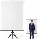 Junkin Retractable Passport Photo Backdrop with Stand, 35.4" x 59"
