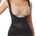 Shapewear Bodysuit for Women Tummy Control Butt Lifter Trainer Postpartum Stomach Body Shaper Slimming Girdles, Medium