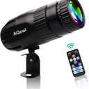 Pinspot Light, AQool Mini 15W Mirror Ball Spotlight, Super Bright RGBW LED Beam Pinspot Lights, Remote Control Stage Lighting for DJ Disco Band Dance Party Show Bar Club Wedding