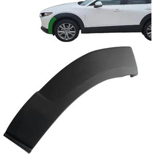 Front Lower Wheel Opening Molding Panel Bumper Fender Flare Molding Cover Plastic Trim Black fit for Mazda CX-30 2020 2021 2022 2023 2024 2025