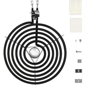 WB30X348 Electric Stove Burners 8'' 2350W By TOP-HEATER Upgraded 235217 Fit GE Hotpoint RCA Stove coil surface Element Replace WB30X0214, WB30X0215, WB30X0324,WB30X367, WB30X5037, WB30X5038 1Pack