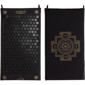 ShaktiMat Acupressure Mat for Relaxation, Massage Muscles, Aid Sleep & Unlock Inner Tension, Similar to Acupuncture, No Needles Required (Classic, Level 1, Shakti Black)