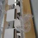 Ralbay Modern Vanity Lights 4 Lights Modern LED Vanity Lights for Bathroom Wall Light Fixture Over Mirror (Chrome)