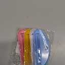 LOVEINUSA 4PCS Toothpaste Squeezer, Hanging Tube Squeezer Tool Multicolor Tubular Paste Dispenser for Saving Toothpaste Facial Cleanser Creams Paint