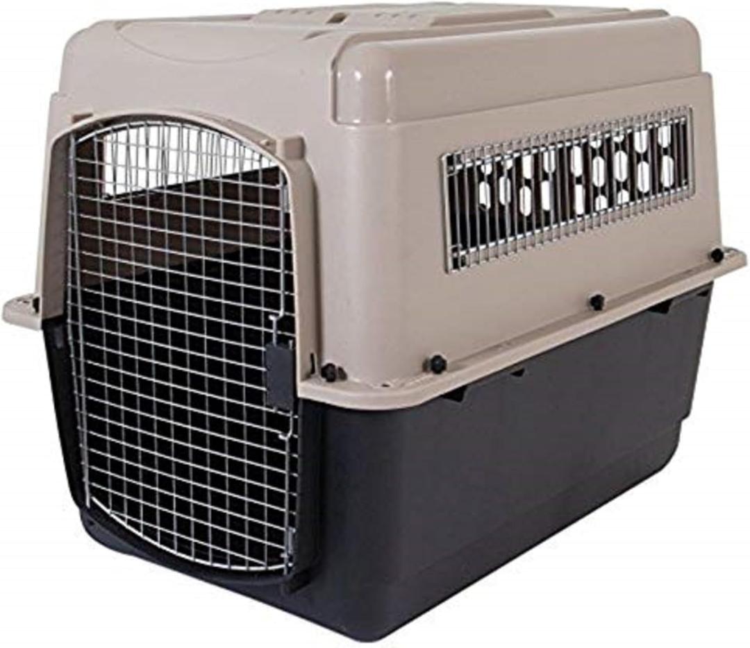 Petmate Ultra Vari Dog Kennel for Medium to Large Dogs (Durable, Heavy Duty Dog Travel Crate, Made with Recycled Materials, 36 in. Long) 50 to 70 lbs, Made in USA