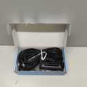 2025 TV Antenna, 999+ Mile Long Range TV Antenna for Smart TVs and All Older TVs, Indoor Outdoor Clear Digital Antenna with 4K 1080p Support - Coaxial 33FT Cable and Amplifier (Black)