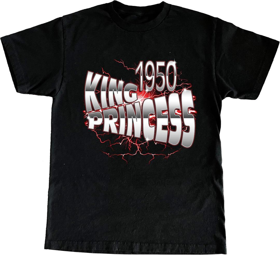 Unisex-Adult Standard 1950 T-Shirt (Large, Black)