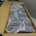 Mueller Janska M-Resin Heavy Duty Tall Planter, Indoor/Outdoor Grande Plant, Tree, Flower Pot, 2-Piece Set, 27.5, Modern Design, Built-in Drainage, Dark Grey