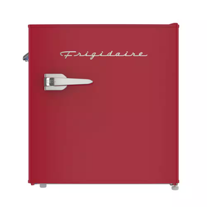 Frigidaire EFR176 Retro Compact Fridge with Chiller Mini Refrigerator with Built-in Bottle Opener for Office, Bedroom, Dorm Room or Cabin, 1.6 cu ft 16" D x 18" W x 18.5" H, Red