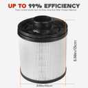 6.7 L Fuel Filter Water Separator Compatible with Ford F250 F350 F450 F550 Super Duty V8 Diesel Engines 2011-2016 for FD4615 BC3Z9N184B