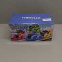 4 Pack Monster Truck Toys for 2 3 4 5 6 7 Year Boys, Light-Up Car Toys with Light-Up Wheels, Take Apart Toys Trucks for Toddler Toys 2-3, Birthday for Toddler Boys Ages 2-4