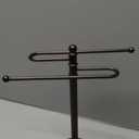 Formosa Design Hardware Freestanding Towel Holder for Bathroom Vanity Countertop (Oil Rubbed Bronze)