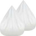2PCS Pack Inner Liners for Bean Bag Chair, Bean Bag Inner Liner, Giant Inner Liners for Bean Bag Chairs, Easy Cleaning Cover Seat Lazy Sofa Bean Bag, Zipper Opening No Filler (80 x 90cm/31.5 x 35.4 in), 31.5 inches x 31.5 inches x 27.6 inches