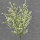 1 Pack Artificial Heather Bush For Floral Arrangements & Decor - Cream