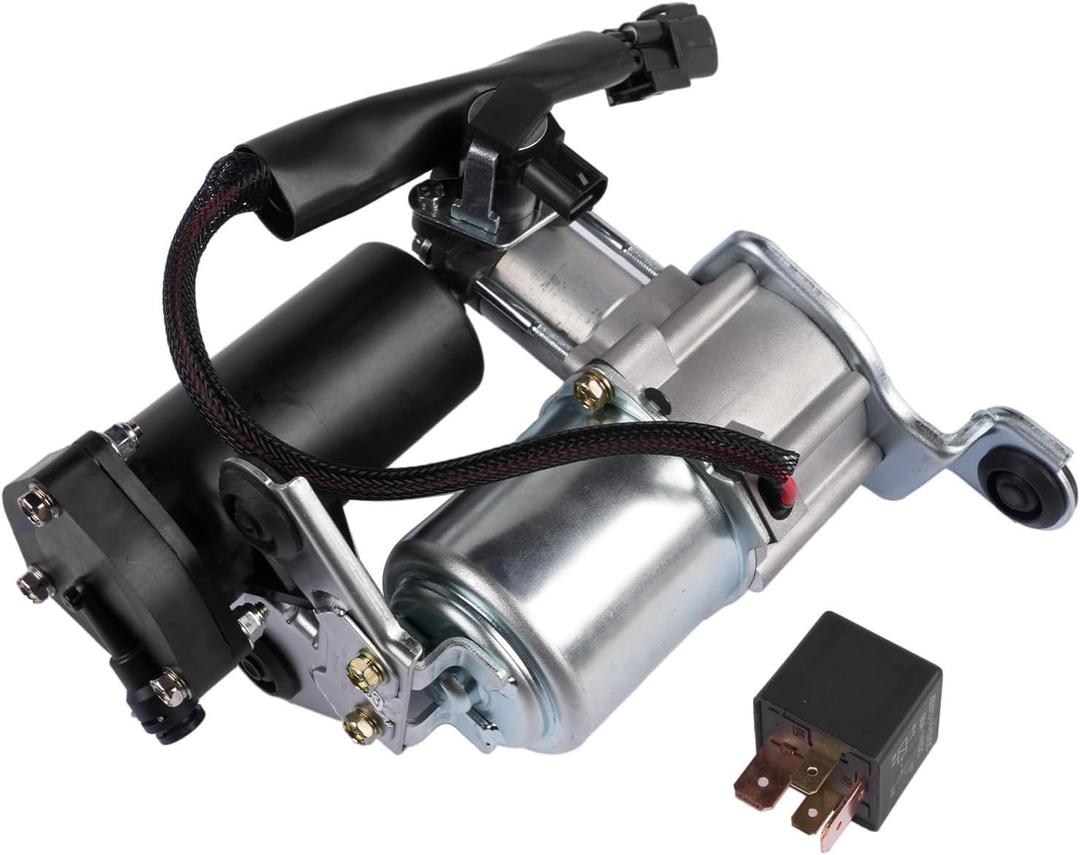 GELUOXI Air Suspension Compressor w/Dryer Replacement for Lexus GX470 Toyota 4Runner 4.7L 2003-2009 Part# 949-362, 4891060020, 4891060021