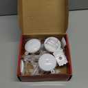 [Timer] Christmas Window Decorations, 3 Pack Snowflake Christmas Window Lights with Suction Cup, Hanging LED Battery Operated Xmas Lights Indoor Outdoor Xmas Tree Fireplace Home Party Decor - While (White)