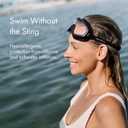 Petites Pommes Adult Swim Goggles for Ages 14+ Lightweight Silicone, Anti-Fog Wide Lens, Hair-Safe Buckle, Cotton Pouch