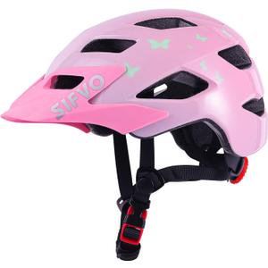 Kids Helmet, SIFVO Kids Bike Helmet Boys and Girls Bike Helmet with Cool Visor Helmet for Kids 5-14, Kids Bike Helmets Youth Bike Helmet Adjustable & Lightweight 50-57cm