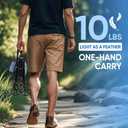 Sekey Wagon Cart with Wheels with 220LBS Capacity,Heavy Duty Wagon Carts Foldable with Drink Holders,Lightweight Utility Portable Cart for Grocery, Shopping, Garden, Camping. Blue (120L)