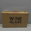 YANGNAY Stem Glasses Set of 3, 12 Oz Classic Glass with Stem, Perfect for Home, Restaurant Use, Dishwasher Safe