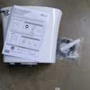 American Standard 608AA001.020 Edgemere Two-Piece Toilet with AquaWash Slim Spalet Seat and Wax Ring, Elongated Front, Left Hand Flush, White, 1.28 gpf