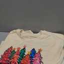 ZKDOO Women Christmas Tree Crop Sweatshirt Funny Xmas Graphic Lantern Long Sleeve Pullover Winter Holiday Family Matching Top (Small)