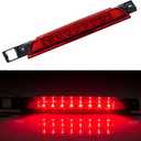 Third 3rd Brake Light LED for 2010-2017 Chevy Equinox, High Mount Rear Brake Lights Assembly for 10-17 GMC Terrain, Waterproof Center Cab Lamp Stop Light (Red)