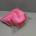 zhidiloveyou 2PCS 11" Lip Plush Small Decor Pillow Hug Toy Soft Lip Shaped Cushion (Pink+Red)