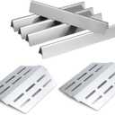 Stainless Steel Genesis 300 Grill Replacement Parts 7621 Flavorizer Bars 65505 Heat Deflector Parts for Weber Genesis E310 E330 S330 S310 EP330 EP310 Grill Parts 7620 Sear Flavor Bars E-310 Parts