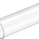 MECCANIXITY Plastic Pipe Rigid Polycarbonate Round Tube Clear 1"(26mm) ID 1.1"(28mm) OD 9.6" (245mm) High Impact for Lighting, Models, Water Plumbing