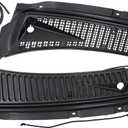 MOTOKU Windshield Wiper Vent Cowl Screen Cover Grille Panels Kit for Ford F-250 F-350 F-450 F-550 Super Duty 1999-2007