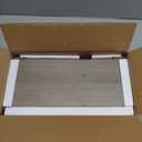 SONGMICS Cabinet Organizer Shelf, Set of 2 Kitchen Counter Shelves, Kitchen Storage, Spice Rack, Stackable, Expandable, Metal and Engineered Wood, Ink Black and Heather Greige UKCS020X02