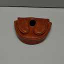 Craftsman Golf Premium Leather Brown Blade Mallet Putter Cover Driver Fairway Wood Headcover Cover Magnetic Closure