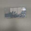 120 pcs Wall Plate Screws, White Outlet Screws 6-32 Thread Light Electrical Cover Panel Switch Plate Screws 5 Length Sizes (3/8", 9/16", 3/4", 1", 1.2")