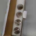 Plant Propagation Station with 9-Speed Adjustable LED Lights, Wooden Stand, 4 Glass Test Tubes for Hydroponic Plants, Unique Gift for Plant Lovers