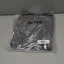 The Drop Women's Alice Crew-Neck Back-Slit Ribbed Pullover Sweater (Medium, Charcoal)