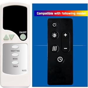 Replacement Remote Control for Vornado Velocity 5R Auto Climat Space Heater