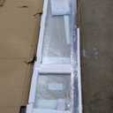 WOODBRIDGE 42-43" W x 76" H Pivot Frameless Single Swing Hinge Shower Door, 3/8 in. (10mm) Thickness Shattered-Proof Tempered Clear Glass with Polished Chrome Trim