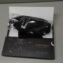 MZOO Luxury Sleep Eye Mask for Side Sleeper Men Women, Zero Eye Pressure 3D Sleeping Mask, Light Blocking Patented Design Night Blindfold, Soft Eye Shade Cover for Travel, Black