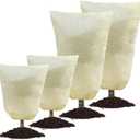 MIXC 4 Packs 2 Size Plant Covers Freeze Protection, Winter Plant Cover Cold Weather Tree Frost Cloth Warm Blankets Shrub Covers for Outdoor Plant 23''23''+47''71''