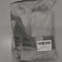 RoseSeek Women's Striped Sweaters Hooded V Neck Fitted Jumper Long Sleeve Pullover Tops 2000s Fall Outfits (Gray, S)