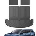 Mixsuper Cargo Liner for Kia Sorento 2021-2025, Cargo Mat Backrest Mat for Sorento, All Weather Trunk Mat Backrest Mat TPE Back Seat Cover Protector for Sorento Accessories