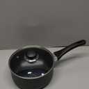 Utopia Kitchen 2 Quart Detachable handle Nonstick Saucepan with Glass Lid, Multipurpose Use for Home, Kitchen or Restaurant, Grey & Black