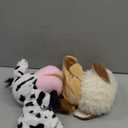 Animal Hand Puppets Set for Kids & Adults - 12.5" Premium Quality Soft Plush Toys with Movable Mouths - Perfect for Storytelling, Teaching, Preschool, Role-Play - Durable, Vibrant, Educational Puppets (Cow and Sheep)