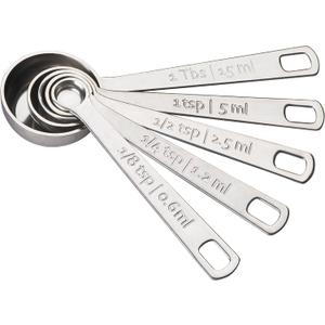 Le Creuset Stainless Steel Measuring Spoons, Set of 5 (8 inches)