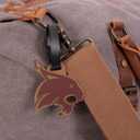 Desert Cactus Texas State University Luggage Tag  Official TXST Bobcats Travel ID Tag for Suitcases, Bags, and Carry-Ons (Design A)